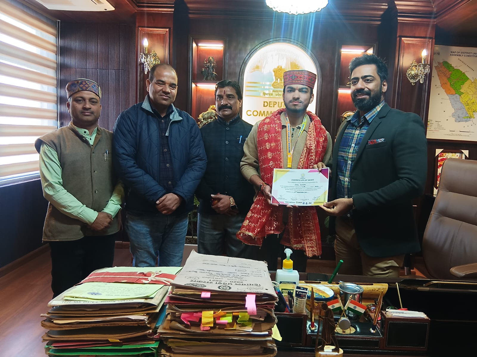 ਅੰਬ ਦੇ ਸਾਹਿਲ ਸ਼ਰਮਾ ਨੇ ਨੈਸ਼ਨਲ ਪਾਈਥੀਅਨ ਖੇਡਾਂ ਵਿੱਚ ਚਾਂਦੀ ਦਾ ਤਗਮਾ ਜਿੱਤਿਆ